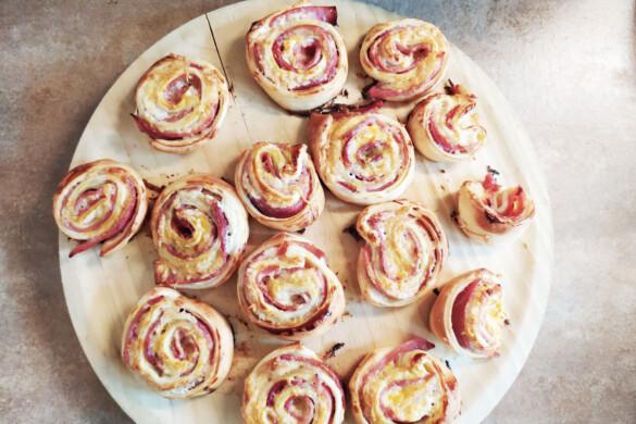 rouleaux fromages et jambons