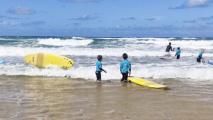 cours de surf enfant porge