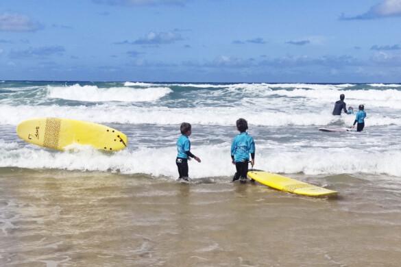 cours de surf enfant porge