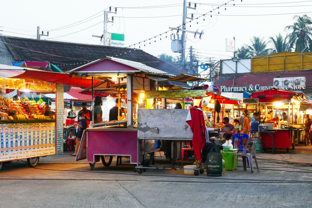 marché de nuit Koh Phangan