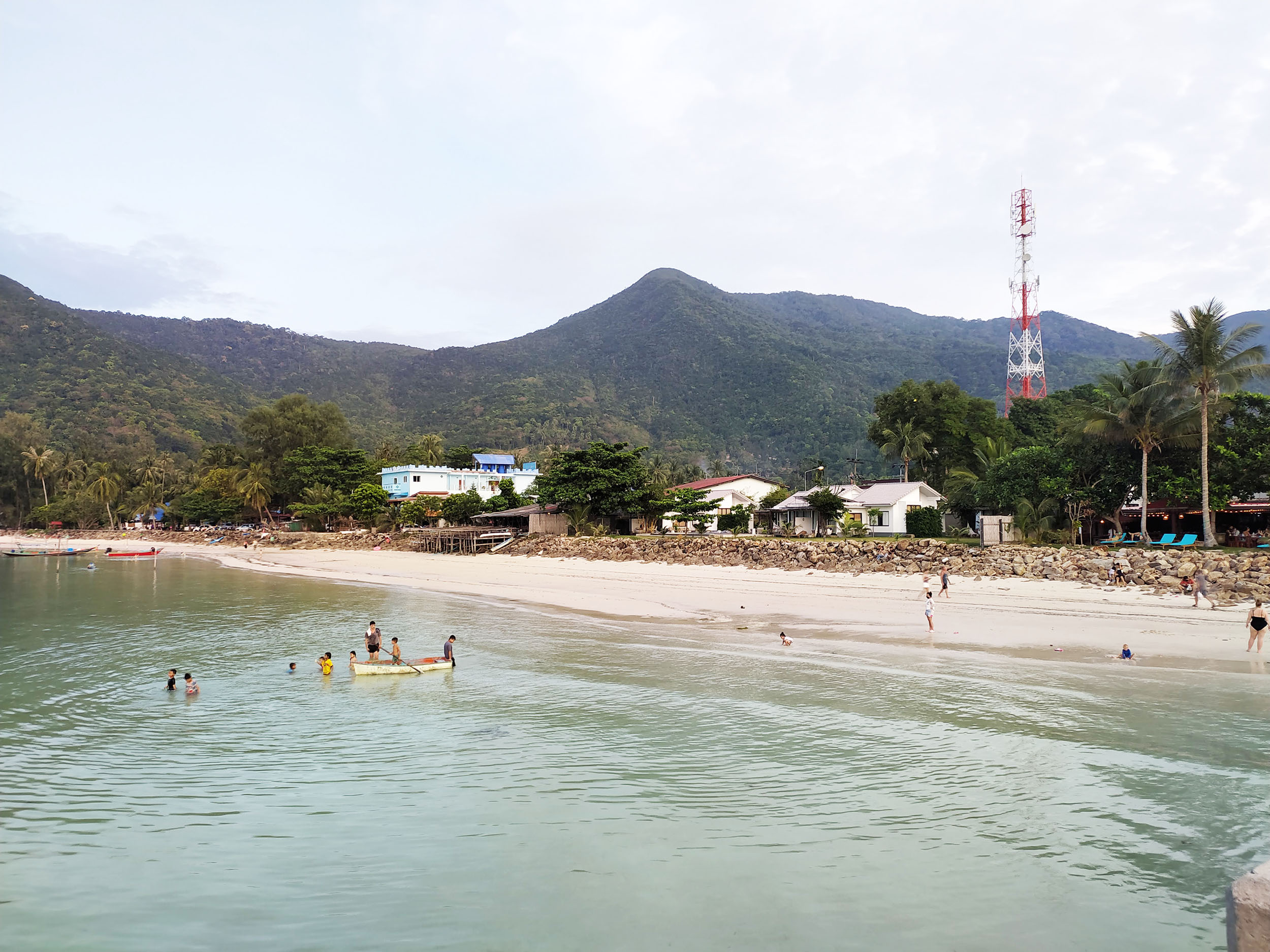 la plage de Chaloklum koh phangan