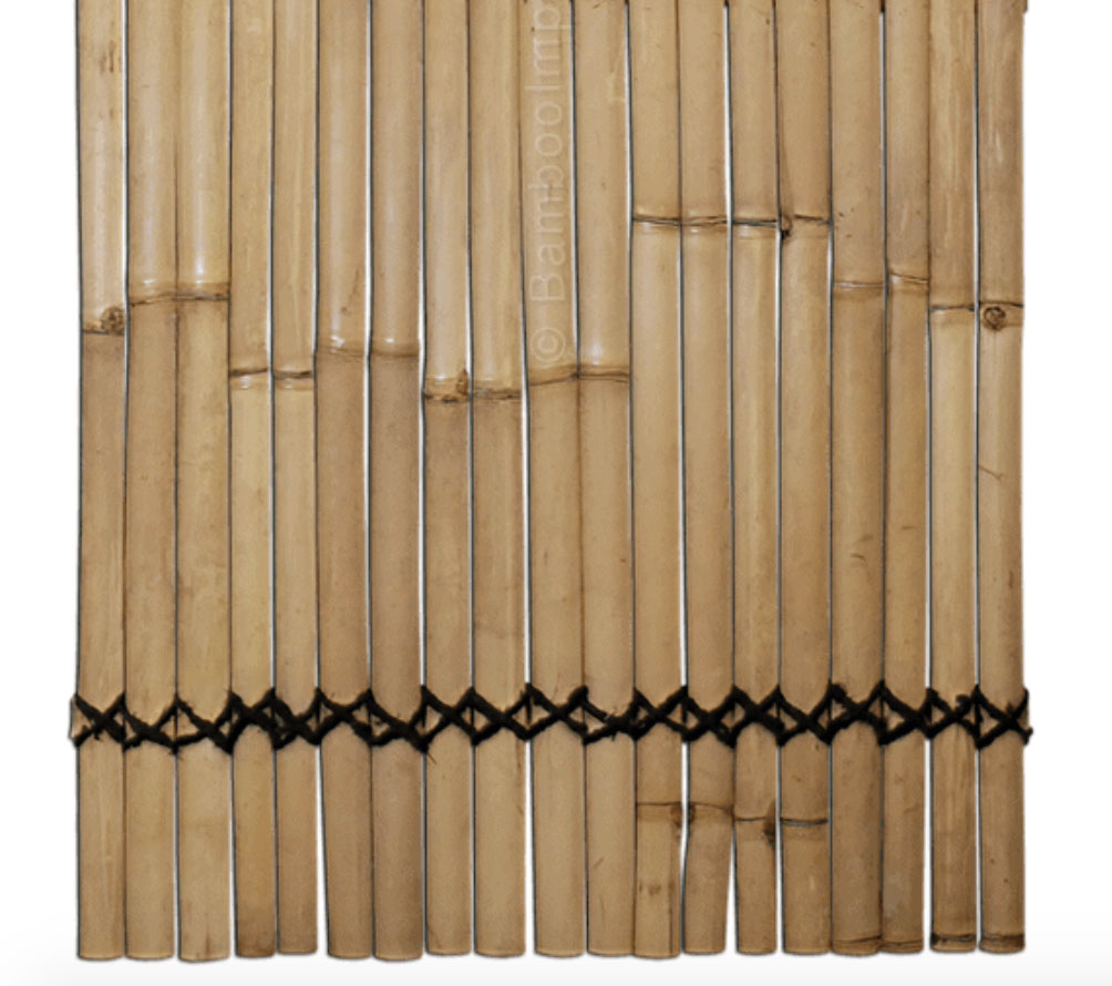 cloture en bambou